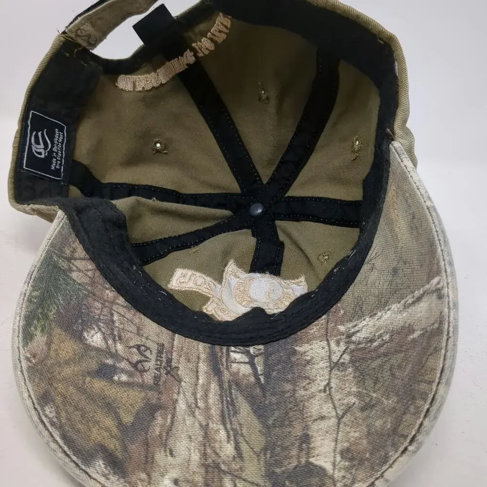 Outdoor Cap Baseball Brown One Size New Hampshire Fish Game 150 Years Camo Hat
